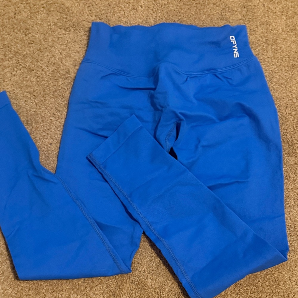 DFYNE Electric Blue Leggings